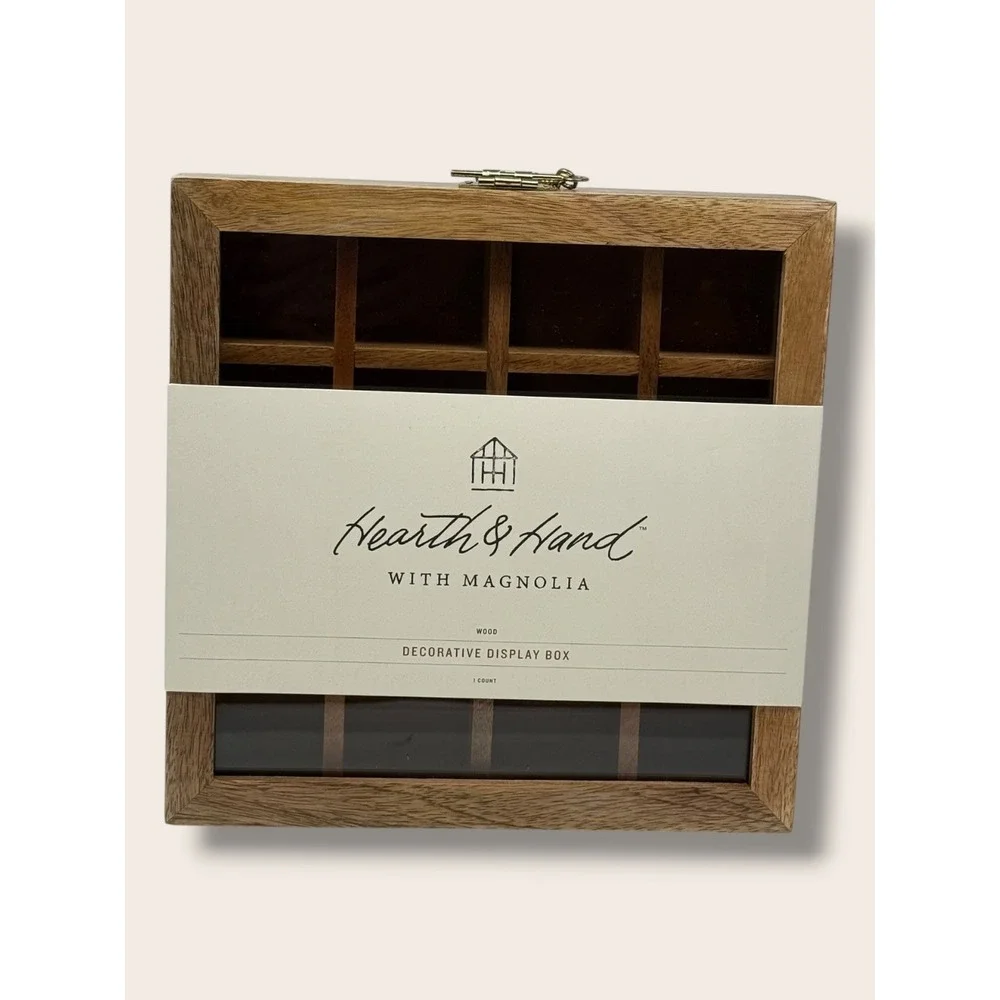 Small Wood Collectables Box - Hearth & Hand Magnolia, Target